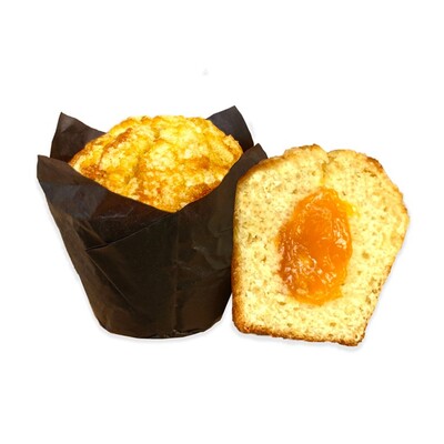 Apricot Filled Muffin With Grain Sugar Topping 100gm (20pcs/ctn)